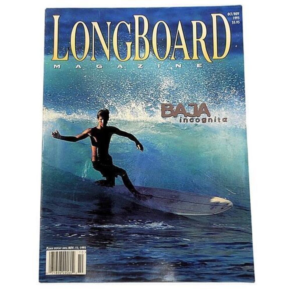HP The LongBoard Quarterly Vintage Surfer Magazine October/Nov‎ 1995 Ephemera